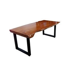 Mulyoharjo Furniture Trembesi Slab Dining Table 1498