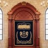 Premium Handcrafted Solid Wood Aron Kodesh, Traditional Synagogue Torah Ark by Leading Furniture Manufacturer