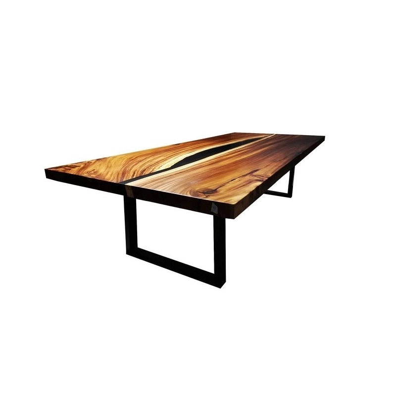 Mulyoharjo Furniture Trembesi Slab Dining Table 1505