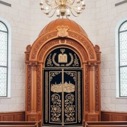 Masterfully Crafted Wooden Aron Kodesh Synagogue Holy Ark Exquisite Manufacturer & Supplier of Bespoke Religious Furniture