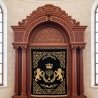 Exquisite Hand-Carved Solid Wood Aron Kodesh - Premium Synagogue Holy Ark by Leading Furniture Manufacturer & Supplier
