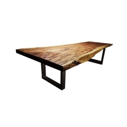 Mulyoharjo Furniture Wooden Slab Dining Table 1508