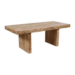 Mulyoharjo Furniture Live Edge Slab Dining Table 1509