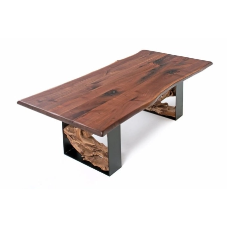 Mulyoharjo Furniture Live Edge Slab Dining Table 1513