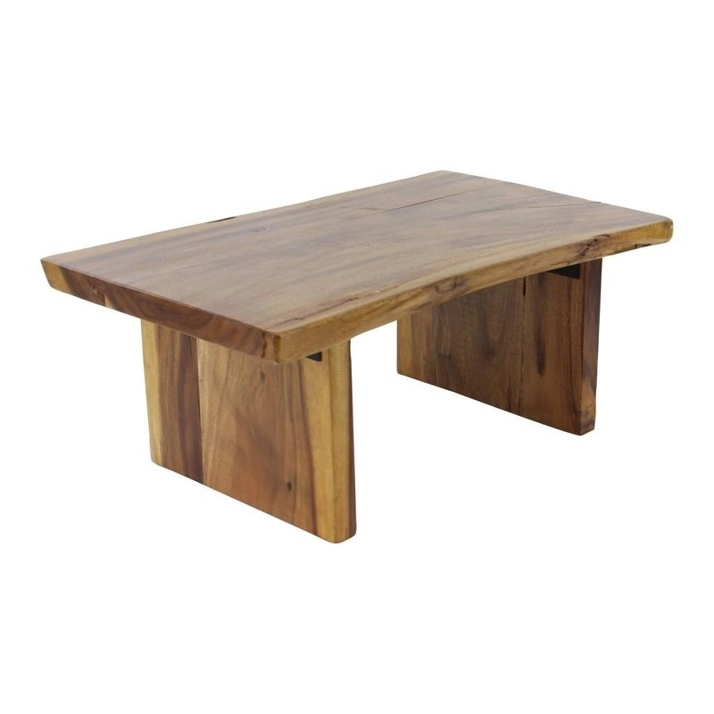 Mulyoharjo Furniture Monkey Pod Wood Slab Dining Table 1514