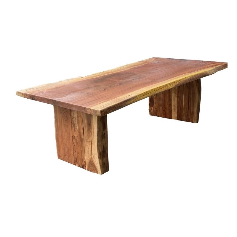 Mulyoharjo Furniture Monkey Pod Wood Slab Dining Table 1521 Mulyoharjo Furniture Monkey Pod Wood Slab Dining Table 1521