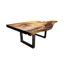 Mulyoharjo Furniture Wooden Slab Dining Table 1523