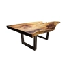 Mulyoharjo Furniture Wooden Slab Dining Table 1523