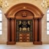 Exquisite Hand-Carved Hardwood Aron Kodesh Premium Synagogue Holy Ark Leading Ceremonial Furniture Manufacturer & Supplier