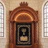 Premium Hand-Carved Wooden Aron Kodesh Synagogue Holy Ark Furniture by Expert Manufacturer & Supplier