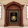 Exquisite Handcrafted Aron Kodesh Holy Ark Solid Wood Synagogue Furniture by Premium Manufacturer Torah Ark for Sacred Spaces