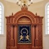 Majestic Hand-Carved Hardwood Aron Kodesh Premium Synagogue Furniture by Expert Manufacturer