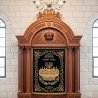Exquisite Hand-Carved Wooden Aron Kodesh Premium Synagogue Furniture by Master Craftsmen Superior Quality Holy Ark Manufacturer