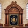 Exquisite Hand-Carved Wooden Aron Kodesh Holy Ark by Premier Furniture Manufacturer - Ornate Synagogue Sanctuary Masterpiece