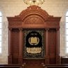 Premium Hand-Carved Wooden Aron Kodesh Master-Crafted Synagogue Holy Ark Furniture Exquisite Traditional Torah Sanctuary