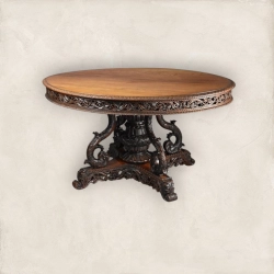 Furniture Traditional Round Table 1537