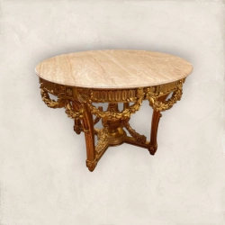 Furniture French Design Round Table 1541