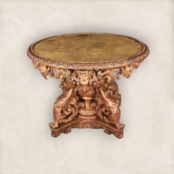 Furniture French Round Dining Table 1542