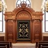 Exquisite Handcrafted Aron Kodesh, Traditional Wooden Holy Ark for Synagogue, Premium Manufacturer Quality