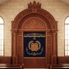 Leading Manufacturer's Hand-Carved Wooden Aron Kodesh Exquisite Synagogue Furniture Artisanal Holy Ark Supplier