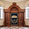 Bespoke Solid Wood Aron Kodesh, Artisan Synagogue Ark by Premier Manufacturer, Superior Quality Craftsmanship