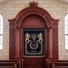 Custom Carved Solid Wood Aron Kodesh for Synagogue Sanctuary - Premium Manufacturer Quality Torah Ark Supplier