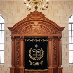 Magnificent Handcrafted Aron Kodesh Holy Ark | Premium Synagogue Furniture Manufacturer.
