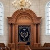 Premium handcrafted Aron Kodesh, an heirloom of spiritual elegance from our distinguished furniture manufacturing collection.