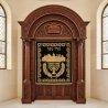 Exquisite hand-carved Aron Kodesh: premium synagogue furniture craftsmanship from a leading manufacturer and supplier.
