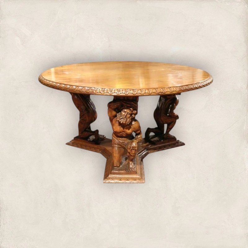 Mahogany Wood Round Dining Table 1581 Mulyoharjo Furniture Supplier Mahogany Wood Round Dining Table 1581 Mulyoharjo Furniture Supplier