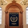 Premium handcrafted Aron Kodesh: Timeless design, superior manufacturer quality for synagogue furnishings.
