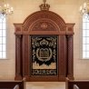 Master-crafted Aron Kodesh, a premium synagogue furniture piece by a leading manufacturer and supplier.
