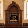 Magnificent Hardwood Aron Kodesh | Expertly Crafted Synagogue Holy Ark | Premium Manufacturer Quality