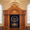Mastercrafted Solid Wood Aron Kodesh - Premium Synagogue Holy Ark Furniture - Superior Craftsmanship & Design Excellence