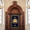 Masterfully crafted Aron Kodesh, symbolizing heritage and artisanal excellence for synagogues by expert furniture manufacturers.