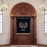 Premium Handcrafted Aron Kodesh: Ornate Wood Synagogue Furniture by Expert Manufacturers.