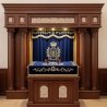 Exquisite Handcrafted Mahogany Wood Aron Kodesh Torah Ark by Mulyoharjo Furniture Indonesia
