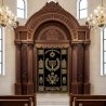 Elegant Handcrafted Mahogany Aron Kodesh from Mulyoharjo Furniture Indonesia