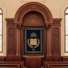 Exquisite Hand-Carved Mahogany Aron Kodesh by Mulyoharjo Furniture Indonesia