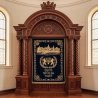 Elegant Handcrafted Mahogany Aron Kodesh from Mulyoharjo Furniture Indonesia