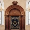 Elegant Handcrafted Mahogany Aron Kodesh from Mulyoharjo Furniture Indonesia