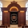 Exquisite Handcrafted Mahogany Wood Aron Kodesh Torah Ark by Mulyoharjo Furniture