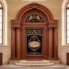 Majestic Hand-Carved Mahogany Aron Kodesh by Mulyoharjo Furniture Indonesia