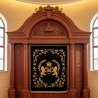 Exquisite Handcrafted Mahogany Wood Aron Kodesh by Mulyoharjo Furniture Indonesia