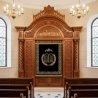Mulyoharjo Exquisite Hand-Carved Mahogany Aron Kodesh Torah Ark