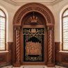 Magnificent Hand-Carved Mahogany Wood Aron Kodesh by Mulyoharjo for Sacred Spaces
