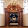 Magnificent Mulyoharjo Mahogany Wood Aron Kodesh Torah Ark A Sacred Masterpiece