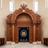 Exquisite Handcarved Mahogany Wood Aron Kodesh Torah Ark by Mulyoharjo Furniture Indonesia