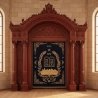Exquisite Hand-Carved Mahogany Wood Aron Kodesh by Mulyoharjo Furniture Indonesia