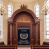 Exquisite Mulyoharjo Handcrafted Mahogany Wood Aron Kodesh Torah Ark